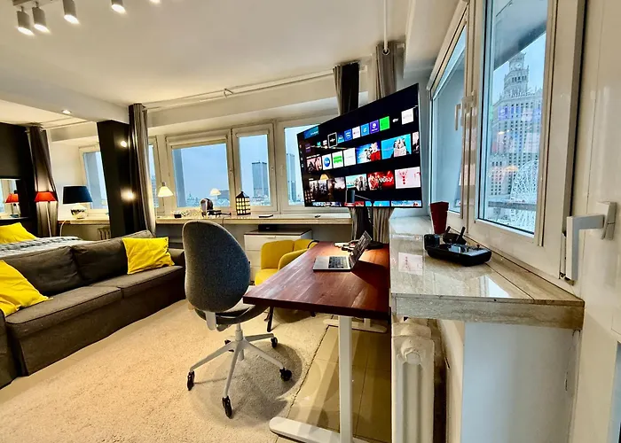 Sawa 2xmetro Wifi 500 Mbs 50'tv Netflix Hbo Appletv+ Apartment Warsaw