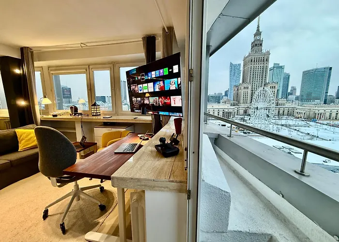 Sawa 2xmetro Wifi 500 Mbs 50'tv Netflix Hbo Appletv+ Apartment Warsaw