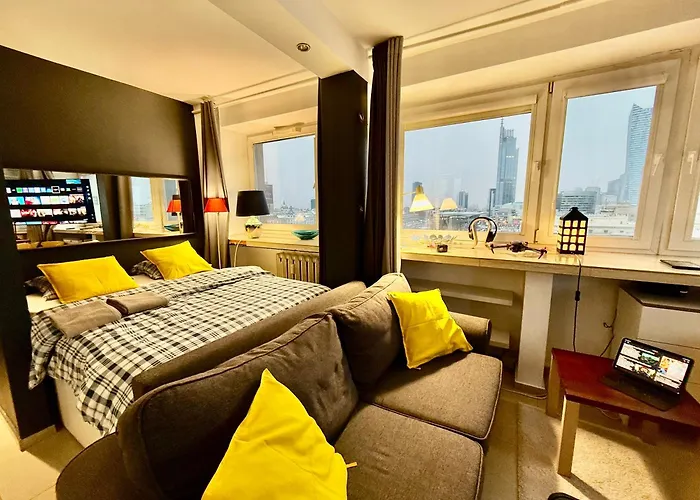 Sawa 2xmetro Wifi 500 Mbs 50'tv Netflix Hbo Appletv+ Apartment Warsaw